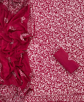 Block Print Elegant Cotton Suit Set - Yanchi